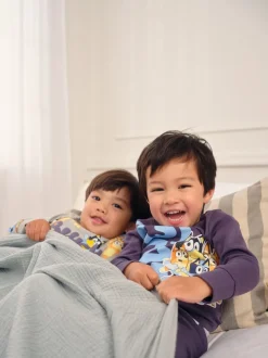 Bleu - Lot 2 pyjamas confortables License Bluey (12mois-8ans)