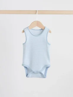 Bleu - Lot de 5 bodys pour bébé motif ours