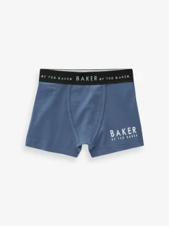 Bleu - Lot de 3 boxers Baker by Ted Baker