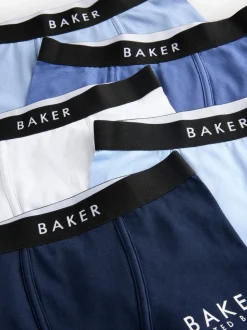 Bleu - Lot de 5 boxers Baker by Ted Baker