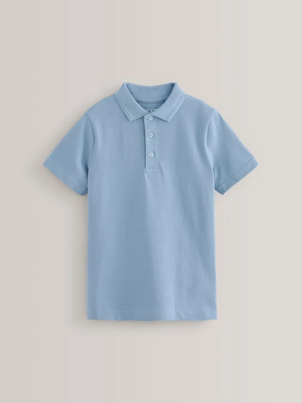Bleu - Lot de 5 polos en coton à manches courtes pour l'école (3-16ans)