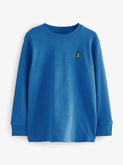 Bleu - Lot de 4 T-shirts à manches longues et confortables (3-16ans)