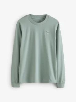 Bleu - Lot de 3 t-shirts Abercrombie & Fitch à manches longues