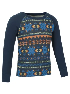 Bleu - Mountain Warehouse Ensemble de base en jacquard mérinos