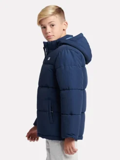 Bleu - New Balance Large doudoune Baffle