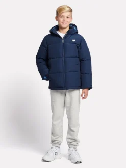 Bleu - New Balance Large doudoune Baffle