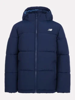 Bleu - New Balance Large doudoune Baffle