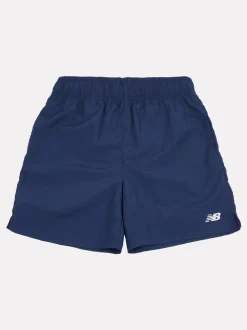 Bleu - New Balance Short en nylon à petit logo