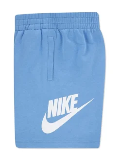 Bleu - Nike Club T-shirts & Shorts Ensemble