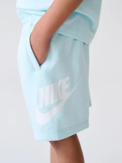 Bleu - Nike ensemble t-shirt et short Little Kids Club