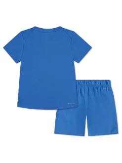 Bleu - Nike Ensemble t-shirt Miler et short Challenger Little Kids