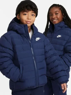 Bleu - Nike Veste à capuche avec doublure synthétique