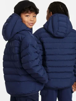 Bleu - Nike Veste à capuche avec doublure synthétique