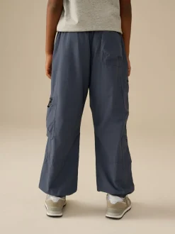 Bleu - Pantalon à poche zippée Cargos (3-16ans)