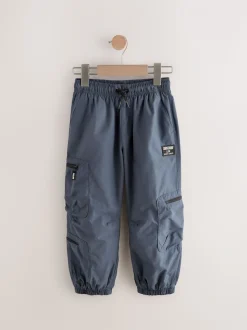Bleu - Pantalon à poche zippée Cargos (3-16ans)