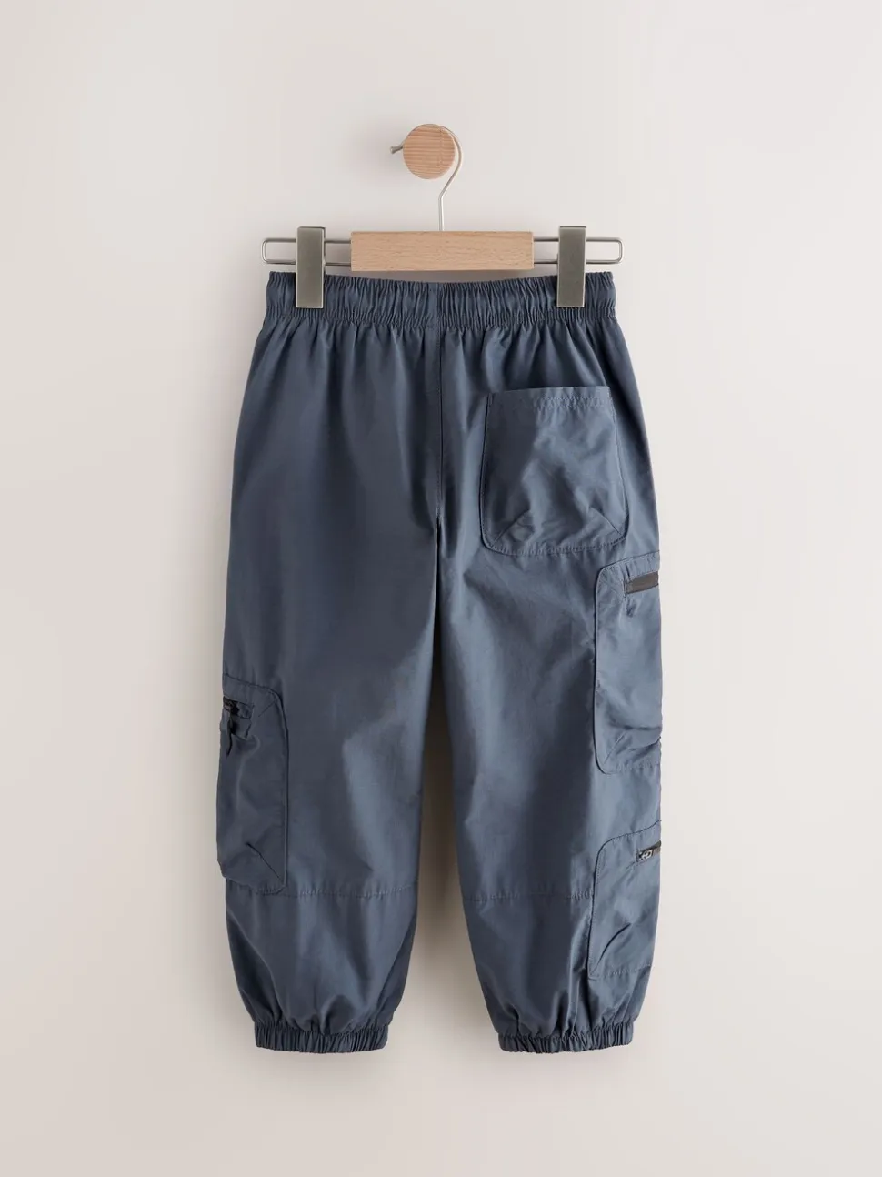 Bleu - Pantalon à poche zippée Cargos (3-16ans)