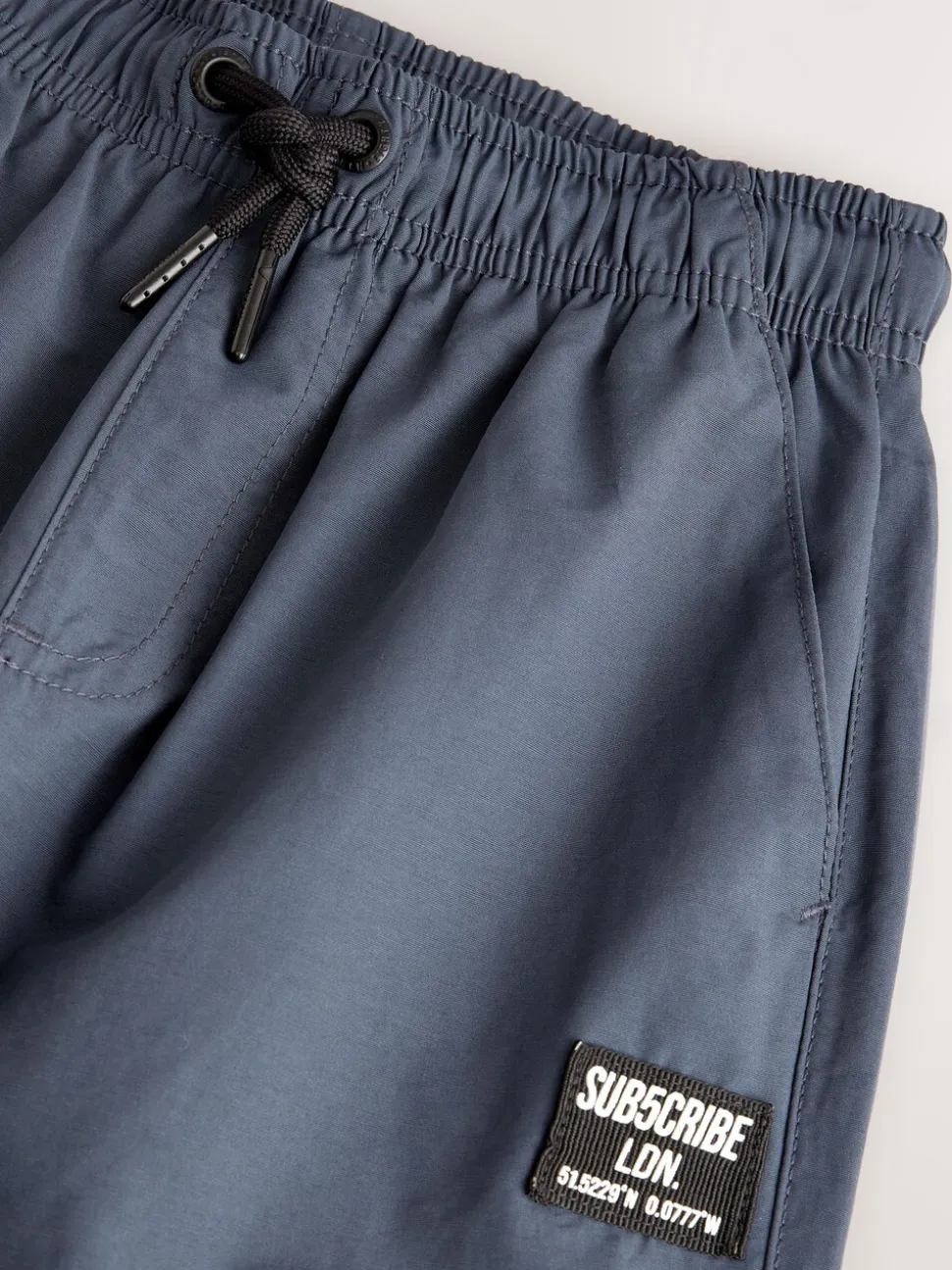 Bleu - Pantalon à poche zippée Cargos (3-16ans)