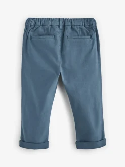 Bleu - Pantalon chino extensible (3mois-7ans)
