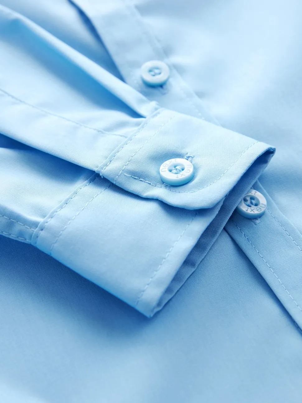 Bleu - Paquet de 2 chemises d'école à manches longues (3-17ans)