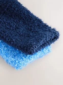 Bleu - Paquet de chaussettes douillettes 2