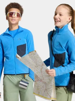 Bleu - Polaire adidas Terrex zippée