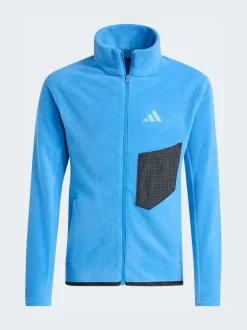 Bleu - Polaire adidas Terrex zippée