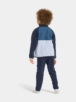 Bleu - Polaire Didriksons Monte enfant à demi-boutons