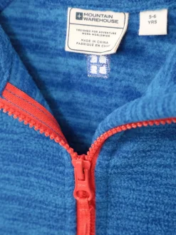 Bleu - Polaire Mountain Warehouse Snowdonia pour enfant à séchage rapide