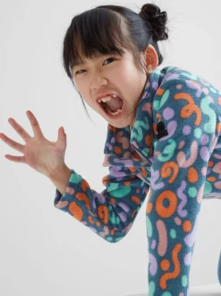 Bleu - Polaire Tog 24 Toffolo à col zippé pour enfant