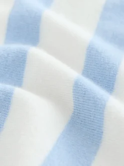 Bleu - Polos Personnage en maille à col boutonné (3mois-7ans)