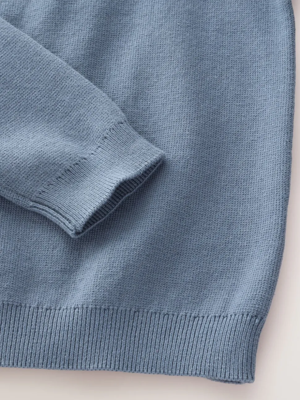 Bleu - Pull quart de zip (3-16ans)