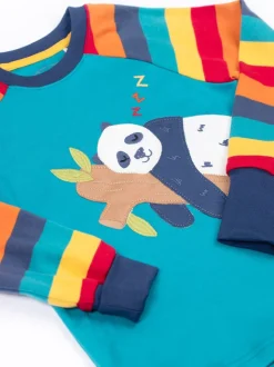 Bleu - Pyjama Frugi Jamie Jim Jams