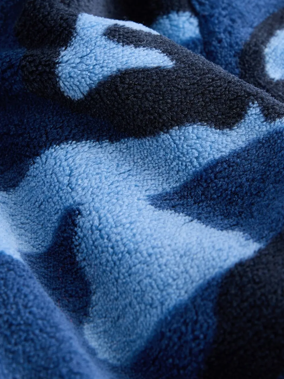 Bleu - Pyjama tout-en-un en polaire (3-16ans)