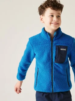 Bleu - Regatta Polaire zippée chaude Junior Frankie