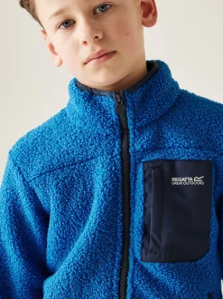 Bleu - Regatta Polaire zippée chaude Junior Frankie