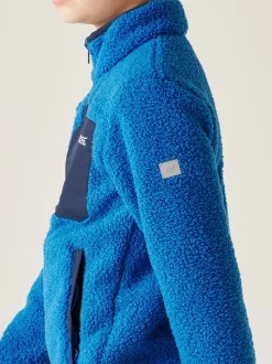 Bleu - Regatta Polaire zippée chaude Junior Frankie