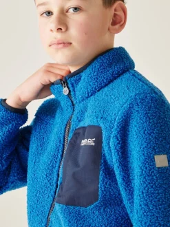 Bleu - Regatta Polaire zippée chaude Junior Frankie
