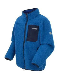 Bleu - Regatta Polaire zippée chaude Junior Frankie