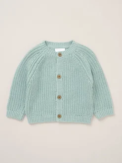Bleu - Rock-A-Bye Baby Boutique Cardigan with Embroidery Back Detail
