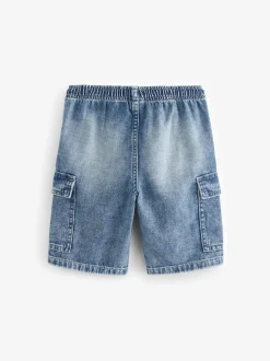 Bleu - Short cargo (3-16ans)