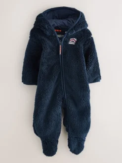 Bleu - Superdry Teddy Combinaison en polaire