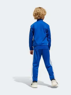 Bleu - Survêtement adidas Essentials Tiberio 3-Rayures pour petits enfants
