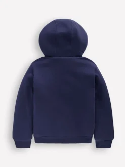 Bleu - Sweat à capuche Boden Borg réversible
