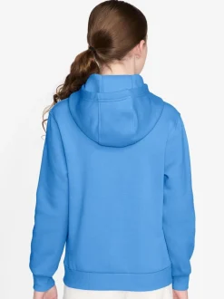 Bleu - Sweat à capuche Nike Club en polaire à enfiler