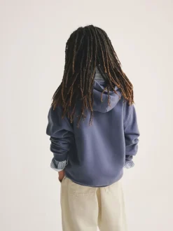 Bleu - Sweat à capuche Superdry