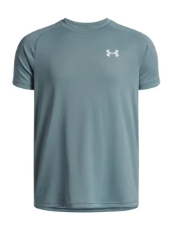 Bleu - T-shirt Under Armour Cotton Tech 20 à manches courtes