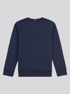 Bleu - U.S. Polo Assn. Sweat-shirt à col rond Double Horsemen