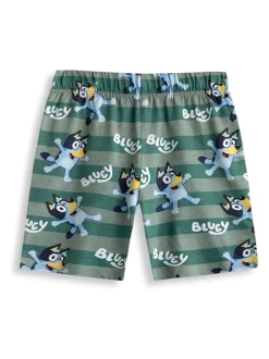 Bleu - Vanilla Underground Bluey GARÇON Multicolore Personnage Multi-Pack de 2 Ensemble de Pyjamas à Manches courtes et Shorts