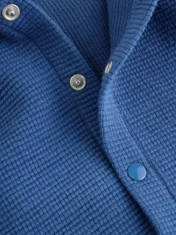 Bleu - Veste BÉBÉ légère en jersey texturé (0mois à2ans)