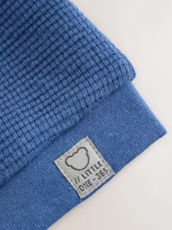 Bleu - Veste BÉBÉ légère en jersey texturé (0mois à2ans)